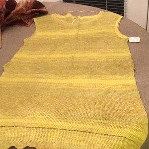 NWT Summer Free People Sleeveless knee high Sweater Tunic Vacation Size S mall